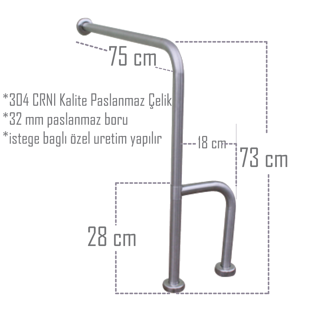 Baston ayaklı yaşlı ve engelli banyo tutamağı – Online Shop