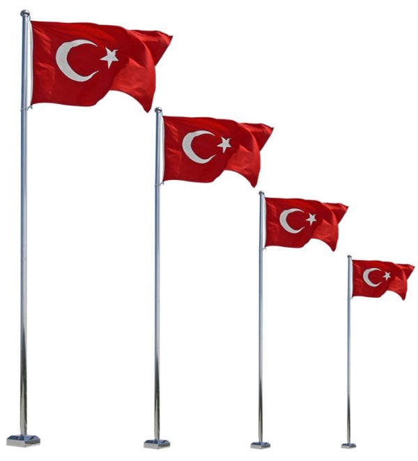 6 m, Sonsuz Dönerli Bayrak Direği