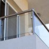 Camlı Alüminyum Dikmeli Balkon Korkuluğu - Görsel 2