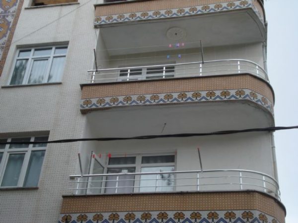 Alüminyum Yatay Emniyetli Balkon Korkuluğu - Görsel 10
